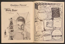 Load image into Gallery viewer, 1955 MLB Milwaukee County Stadium Program Braves vs Phillies Hank Aaron 2 Hits