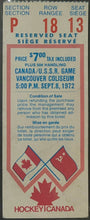 Load image into Gallery viewer, 1972 Game 4 Summit Series Ticket Stub USSR vs Canada PSA Phil Esposito Vancouver