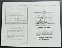 Load image into Gallery viewer, 1929-30 Montreal AAA Hockey Magazine Featuring Allan Cup Amateur Team Winner