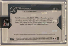 Load image into Gallery viewer, 2020 Topps Now NL MVP Award Winner Freddie Freeman Signed Auto Card 66/99 MLB