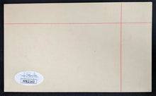 Load image into Gallery viewer, Curt Gowdy Autographed Index Card Signed American Sports Commentator Red Sox JSA