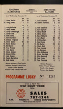 Load image into Gallery viewer, 1971 Vintage OHA Hockey Program Toronto Marlboros Marlies v Kitchener Rangers
