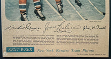 Load image into Gallery viewer, Jean Beliveau Signed 1959 Toronto Star Mounted Photo Vintage NHL Hockey