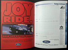 Load image into Gallery viewer, 1998 Carlos Delgado Autographed Official Game Program Signed Toronto Blue Jays