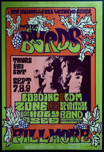 Load image into Gallery viewer, 1967 Bill Graham Presents The Byrds Opening Of The Fall Weekend Series Poster