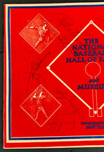 Load image into Gallery viewer, 1954 Baseball Hall Of Fame Multi Signed Program Cover MLB Allie Reynolds JSA LOA