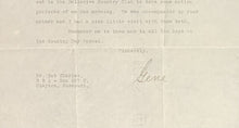 Load image into Gallery viewer, 1927 Heavyweight Champ Gene Tunney Signed Letter Personal Letterhead JSA LOA