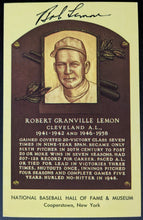 Load image into Gallery viewer, Bob Lemon Signed Hall Of Fame Autographed Postcard Cleveland Indians MLB COA