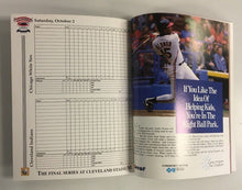 Load image into Gallery viewer, 1993 Indians Baseball Program Final Game Cleveland Stadium Vs Chicago MLB