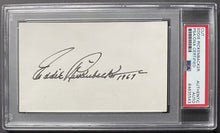 Load image into Gallery viewer, 1967 Eddie Rickenbacker Signed Autographed Card Pilot PSA/DNA Authenticated