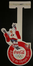 Load image into Gallery viewer, 1998 Winter Olympics Wayne Gretzky Coca Cola Promotional wall Hanging Nagano
