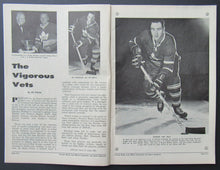 Load image into Gallery viewer, 1961 Maple Leaf Gardens NHL Program Signed By Bert Olmstead Toronto vs Boston