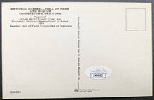 Load image into Gallery viewer, Jocko Conlan Signed MLB Hall Of Fame Plaque Autographed Postcard Umpire JSA