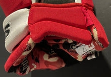 Load image into Gallery viewer, 2022 Matthew Tkachuk Game Worn Sherwood Code V Hockey Gloves Calgary Flames NHL