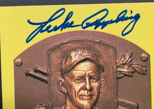 Load image into Gallery viewer, 1964 Luke Appling Autographed HOF MLB Baseball Signed Plaque Postcard JSA