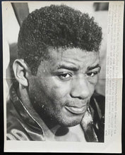 Load image into Gallery viewer, 1961 Vintage Boxing Legend Floyd Patterson Over Sized Press Photo UPI Stamped