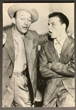 Load image into Gallery viewer, 1943 Frank Sinatra & Bing Crosby Vintage Press Photo Famous Singers Music
