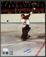 Load image into Gallery viewer, Gump Worsley Signed Montreal Canadiens NHL Hockey 8x10 Photo Autographed HOF JSA