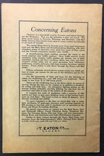 Load image into Gallery viewer, 1924 Toronto Ontario Grayline Bus Travel Brochure Historical Eatons Advertising