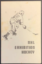 Load image into Gallery viewer, 1976 NHL Exhibition Hockey Program Toronto Maple Leafs Vs Washington Capitals