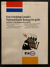 Load image into Gallery viewer, 1986 World Junior Hockey Championship Program Canada Russia Wins Gold