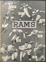 Load image into Gallery viewer, 1957 Historic NFL Football Program Season Last Game LA Rams vs Baltimore Colts