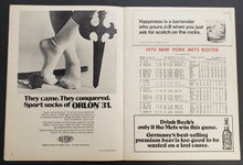Load image into Gallery viewer, 1970 Baseball Program + Scorecard New York Mets vs Houston Astros MLB Baseball