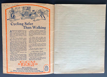 Load image into Gallery viewer, Vintage 1924 CCM Exercise Book Scribbler Notebook Bicycles Racing Sports Old