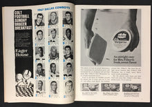 Load image into Gallery viewer, 1967 NFL Football Program Memorial Stadium Baltimore Colts vs Dallas Cowboys Vtg