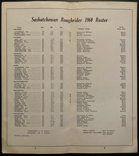 Load image into Gallery viewer, 1960 Canadian CFL Football Saskatchewan Roughriders Media Guide Handbook Vintage