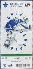 Load image into Gallery viewer, 2020 David Ayres Carolina Hurricanes Toronto Maple Leafs Full Ticket NHL iCert