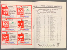 Load image into Gallery viewer, 1989 CFL Football Toronto Argonauts Media Guide Yearbook 1st Year SkyDome