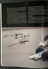 Load image into Gallery viewer, 1994 Mario Andretti Signed Large Paperback Photo Book Autographed Racing Legend