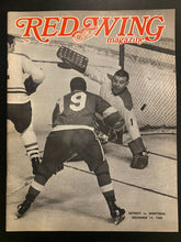 Load image into Gallery viewer, 1969 NHL Hockey Program Detroit Red Wings Montreal Canadiens + Stat Sheet Vtg