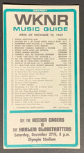 Load image into Gallery viewer, 1969 WKNR Chart Radio Survey Detroit Motown Music Guide Colossus Harlem v Cagers