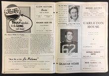 Load image into Gallery viewer, 1951 CFL Program Lansdowne Park Ottawa Rough Riders Montreal Alouettes Football
