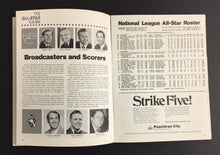 Load image into Gallery viewer, Original 1972 Major League Baseball All Star Game Program Atlanta Stadium