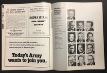 Load image into Gallery viewer, 1972 National League Championship Baseball Program MLB Reds vs Pirates Clemente