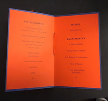 Load image into Gallery viewer, Rare 1934 Syracuse University NCAA Football Team Appreciation Dinner Program