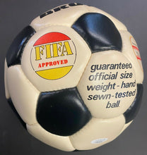 Load image into Gallery viewer, Signed Rod Stewart Browns Skydome First Concert Used Soccer Ball Autographed JSA