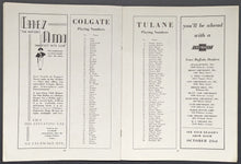 Load image into Gallery viewer, 1937 Buffalo Memorial Stadium First Game Football Program NCAA Colgate v. Tulane