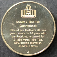 Load image into Gallery viewer, 1972 Sammy Baugh Pro Football Hall Of Fame Medal Franklin Mint 1 Troy Oz. NFL