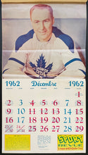 Load image into Gallery viewer, 1962/63 Sport Revue Calendar NHL Stars Full Colour Photos Pilote Hull + others