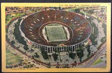 Load image into Gallery viewer, 1951 Rose Bowl Football Postcard Championship Game Pictured Pasadena California