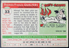 Load image into Gallery viewer, 1955 Topps Baseball #33 Tom Qualters Philadelphia Phillies Vintage MLB Card