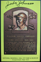 Load image into Gallery viewer, Judy Johnson Signed Hall Of Fame Autographed Postcard Hilldale Club HOF COA