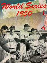 Load image into Gallery viewer, 1950 World Series Program Philadelphia Phillies vs New York Yankees Shibe Park
