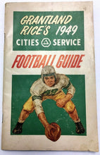 Load image into Gallery viewer, 1949 Grantland Rice's Cities Service Football Guide Vintage Advertising Booklet