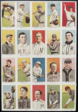 Load image into Gallery viewer, 4 Full Sheets 1900's Baseball Card Reprints 1970's Issued Vintage