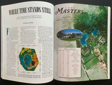 Load image into Gallery viewer, 1999 PGA Masters Golf Tournament Program + Weekend Pass José María Olazábal Wins